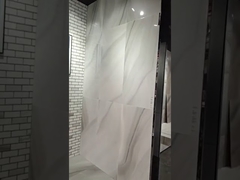 กระเบื้องพอร์ซเลนลายหินอ่อนอาเกตสีเทา ขนาด 600x1200 มม. รุ่น FP8126A87