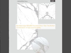 กระเบื้องปูพื้นพอร์ซเลนขอบเรียบ 800x800: การผสมผสานที่ลงตัวระหว่างสไตล์และความทนทาน