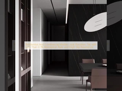 กระเบื้องโปรเซลีนแบบมาร์บอร์ประเภทที่อยู่อาศัยและพาณิชย์ ที่มีอัตราการดูดซึมน้อยกว่า 0.1% และมีความทนเลื่อนสูง