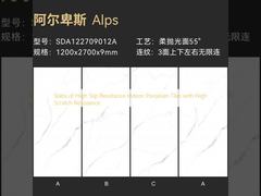 แผ่นผนังโปร์เซลีนภายในที่มีความทนเลื่อนสูง