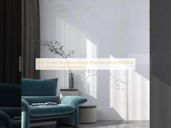 กระเบื้องพอร์ซเลนในร่มทนทานต่อรอยขีดข่วนสูงตามมาตรฐาน ISO13006 สำหรับการปรับปรุงผนัง