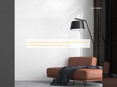 แผ่นกระเบื้องพอร์ซเลนสำหรับภายในอาคาร Sophisticated Spaces พร้อมมาตรฐาน ISO13006 และผิวเคลือบเงา