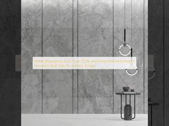 การดูดซึมน้ำน้อยกว่า 0.5% และแผ่นกระเบื้องพอร์ซเลนเคลือบเงาสำหรับผนังภายในสำหรับการออกแบบตกแต่งภายใน