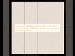 กระเบื้องปูพื้นพอร์ซเลนขนาด 800x800 สไตล์โมเดิร์นรวมกับขนาดผลิตภัณฑ์ 7501500 มม. ออกแบบทางวิศวกรรมเพื่อให้มีตัวเลือกพื้นที่ทันสมัย