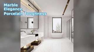 กระเบื้องลายหินอ่อนสำหรับห้องน้ำในห้องครัว