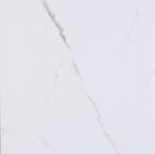 กระเบื้องพื้นห้องครัวลายหินอ่อนประดิษฐ์ 24 &quot;X 24&quot; ขนาดหรูหรา Carrara สีขาว 600x600mm Size
