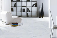 กระเบื้องผนังพอร์ซเลนขัดเงาดิจิตอลเคลือบ Carrara Super White Color Frost Resistant
