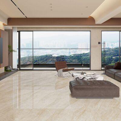 สไตล์โมเดิร์น กระเบื้อง Porcelain สีเมอร์เบิ้ก ดูเหมือนกระเบื้อง Porcelain ที่มีอัตราการดูดซึมน้อยกว่า 0.2% และทน Frost สําหรับพื้นที่ที่มีการจราจรสูง