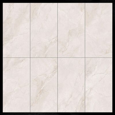 Marble Look Porcelain Tile with Less Than 0.1% Absorption Rate and High Stain and Scratch Resistance for Floor and Wall Applications