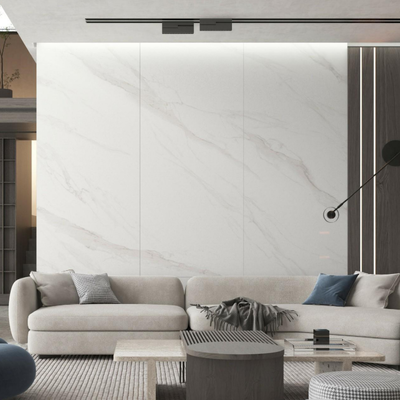 Water Absorption Less Than 0.5 Percent Marble Look Porcelain Tile Frost Resistance Suitable for High Traffic Areas and Moisture Prone Locations