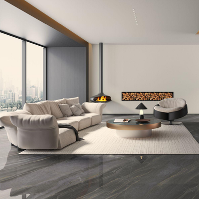 Low Water Absorption Marble Look Porcelain Tile 10mm Thickness Payment Team TT Ideal for Indoor and Outdoor Applications Long Lasting Finish