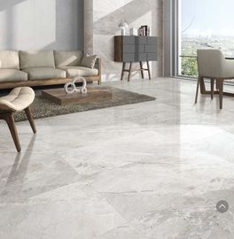 ห้องน้ำหิน Breccia 24x48 ขนาดกระเบื้องพอร์ซเลนหินอ่อนดู Matt Finish สีเทาอ่อน