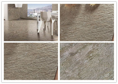 กระเบื้องพอร์ซเลนหินทรายสีเทา 300x300 Mm เคลือบพื้นผิวกระเบื้องพอร์ซเลน 600x600