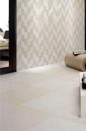 กระเบื้องเซรามิกห้องน้ำเซรามิก / 600 * 600 กระเบื้องพอร์ซเลนพื้นสีเบจ