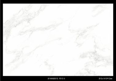 กระเบื้องผนังสีขาวขนาดใหญ่รูปแบบใหญ่, กระเบื้องพอร์ซเลน Carrara 810*1410mm