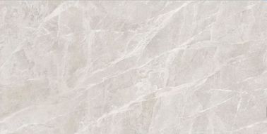 กระเบื้องขัดเงากระจกพื้น 90 * 180 ซม. สีเทาดูเป็นธรรมชาติเสร็จสิ้นกระเบื้องพอร์ซเลน