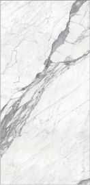 กระเบื้องพอร์ซเลน 1200x2400 ขนาด Foshan หินอ่อนสีขาวขัดเงากระเบื้อง Porcelain Calacatta Thin Tiles