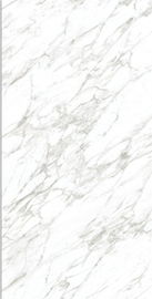กระเบื้องพื้น Porcelain Unglazed ขนาดใหญ่64x128inch สีขาวหินอ่อนดูกระเบื้อง Porcelain