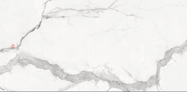 Carrara White Porcelain Matt Surface กระเบื้องพื้นภายใน 900x1800mm
