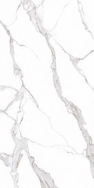 1200x2400mm ชนบทขัดเงาเคลือบภายนอกสีขาวกระเบื้อง Porcelain ขนาดใหญ่ Formatindoor